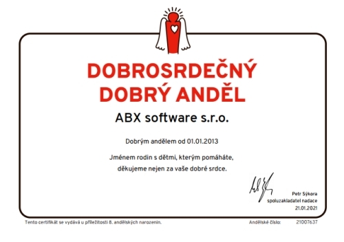 ABX software dobrý anděl