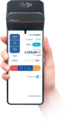 Aplikace mobilní android číšník