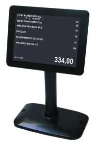 pokladní systém přídavný lcd monitor